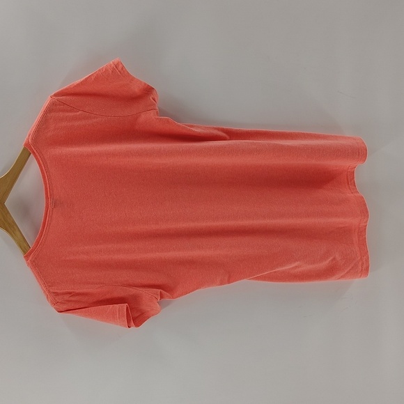 Instant Message Pullover Tee Size Large Coral Take Me To The Beach Old Jeep - Picture 6 of 7